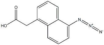 5-Azido-1-naphthaleneacetic acid Struktur