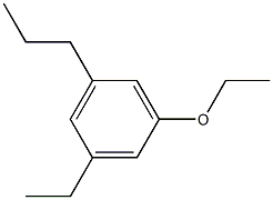 1-Ethoxy-3-ethyl-5-propyl-benzene Struktur