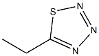 5-Ethyl-1,2,3,4-thiatriazole Struktur