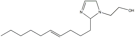 2-(4-Decenyl)-3-imidazoline-1-ethanol Struktur