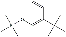 (E)-2-tert-Butyl-1-(trimethylsiloxy)-1,3-butadiene Struktur