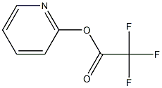 Trifluoroacetic acid 2-pyridinyl ester Struktur