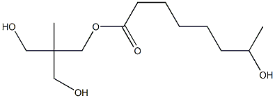 7-Hydroxyoctanoic acid 2,2-bis(hydroxymethyl)propyl ester Struktur