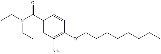 5-Amino-N,N-diethyl-4-(octyloxy)benzamide Struktur