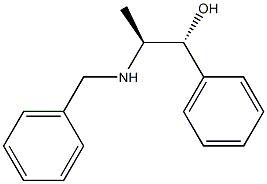 (1R,2S)-2-(Benzylamino)-1-phenyl-1-propanol Struktur