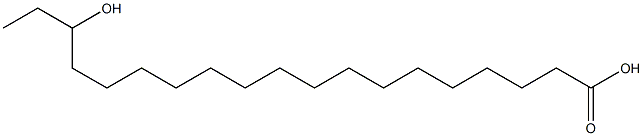 17-Hydroxynonadecanoic acid Struktur