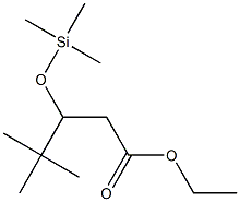 4,4-Dimethyl-3-trimethylsiloxypentanoic acid ethyl ester Struktur