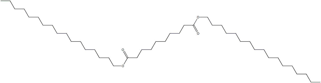 Sebacic acid diheptadecyl ester Struktur