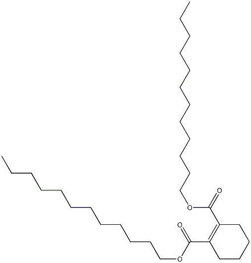 1-Cyclohexene-1,2-dicarboxylic acid didodecyl ester Struktur