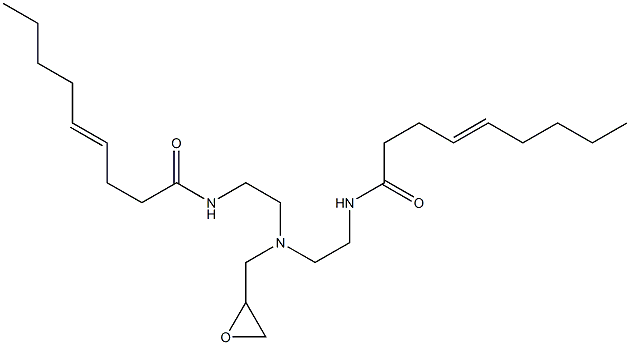 N,N-Bis[2-(4-nonenoylamino)ethyl]glycidylamine Struktur