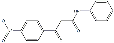 N-Phenyl-3-(4-nitrophenyl)-3-oxopropanamide Struktur