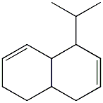 1,4,4a,5,6,8a-Hexahydro-1-isopropylnaphthalene Struktur