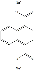 1,4-Naphthalenedicarboxylic acid disodium salt Struktur