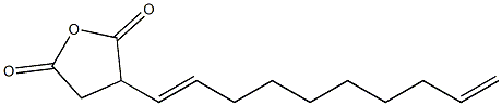 1,9-Decadienylsuccinic anhydride Struktur