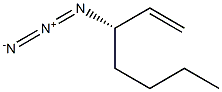 [S,(+)]-3-Azido-1-heptene Struktur