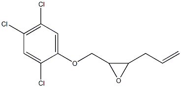 2,4,5-Trichlorophenyl 3-allylglycidyl ether Struktur