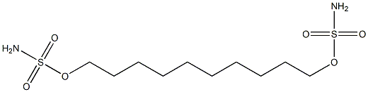 Bis(sulfamic acid)1,10-decanediyl ester Struktur