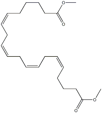 (5Z,8Z,11Z,14Z)-5,8,11,14-Icosatetrenedioic acid dimethyl ester Struktur