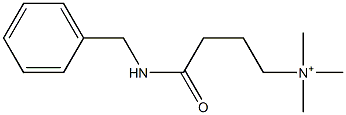 3-Benzylaminocarbonyl-N,N,N-trimethylpropan-1-aminium Struktur