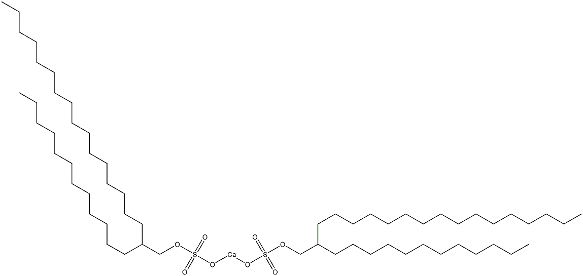 Bis(2-dodecyloctadecyloxysulfonyloxy)calcium Struktur