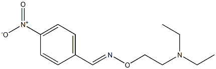 (E)-4-Nitrobenzaldehyde O-[2-(diethylamino)ethyl]oxime Struktur