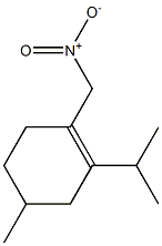 2-Isopropyl-4-methyl-1-(nitromethyl)cyclohexene Struktur