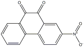 2-Nitro-9,10-phenanthrenequinone Struktur