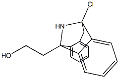 10-Chloro-5-(2-hydroxyethyl)-10,11-dihydro-5H-dibenzo[a,d]cyclohepten-5,10-imine Struktur