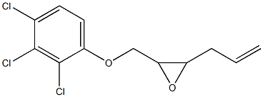 2,3,4-Trichlorophenyl 3-allylglycidyl ether Struktur