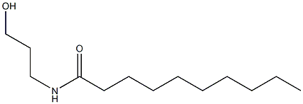 N-(3-Hydroxypropyl)decanamide Struktur