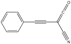 Cyano(phenylethynyl)ketene Struktur