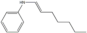 N-(1-Heptenyl)aniline Struktur