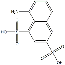 8-Amino-1,3-naphthalenedisulfonic acid Struktur