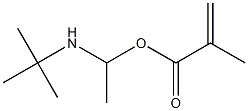 Methacrylic acid 1-(tert-butylamino)ethyl ester Struktur