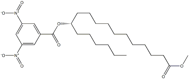 [S,(+)]-12-(3,5-Dinitrobenzoyloxy)stearic acid methyl ester Struktur