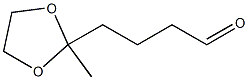 4-(2-Methyl-1,3-dioxolane-2-yl)butanal Struktur