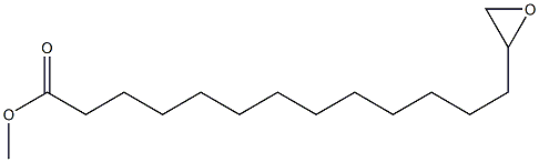 14,15-Epoxypentadecanoic acid methyl ester Struktur