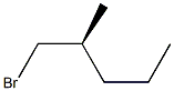 [S,(+)]-1-Bromo-2-methylpentane Struktur