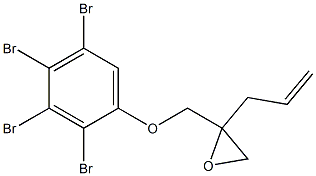 2,3,4,5-Tetrabromophenyl 2-allylglycidyl ether Struktur