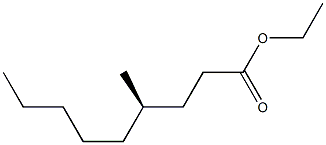 [R,(-)]-4-Methylnonanoic acid ethyl ester Struktur