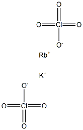 Rubidium potassium perchlorate Struktur