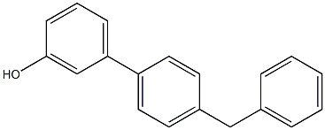 4'-Benzyl-1,1'-biphenyl-3-ol Struktur