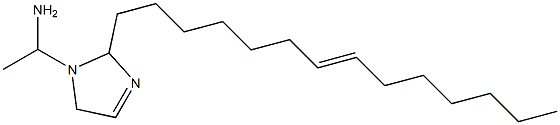 1-(1-Aminoethyl)-2-(7-tetradecenyl)-3-imidazoline Struktur