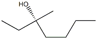 [S,(-)]-3-Methyl-3-heptanol Struktur