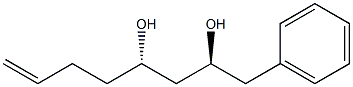 (5S,7S)-8-Phenyl-1-octene-5,7-diol Struktur