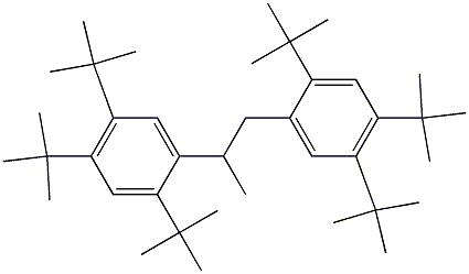 1,2-Bis(2,4,5-tri-tert-butylphenyl)propane Struktur