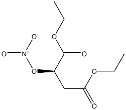 [R,(+)]-2-(Nitrooxy)succinic acid diethyl ester Struktur