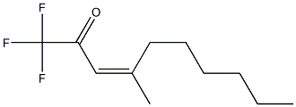 Trifluoromethyl[(Z)-2-methyl-1-octenyl] ketone Struktur