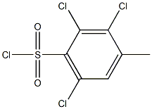 2,3,6-Trichloro-4-methylbenzenesulfonyl chloride Struktur