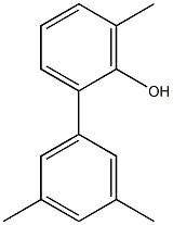 2-(3,5-Dimethylphenyl)-6-methylphenol Struktur